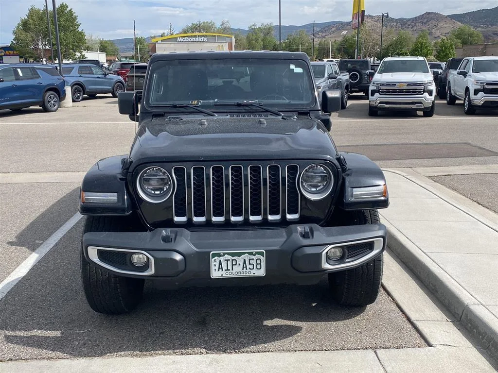 Used 2021 Black Clearcoat Jeep Unlimited Sahara image 5