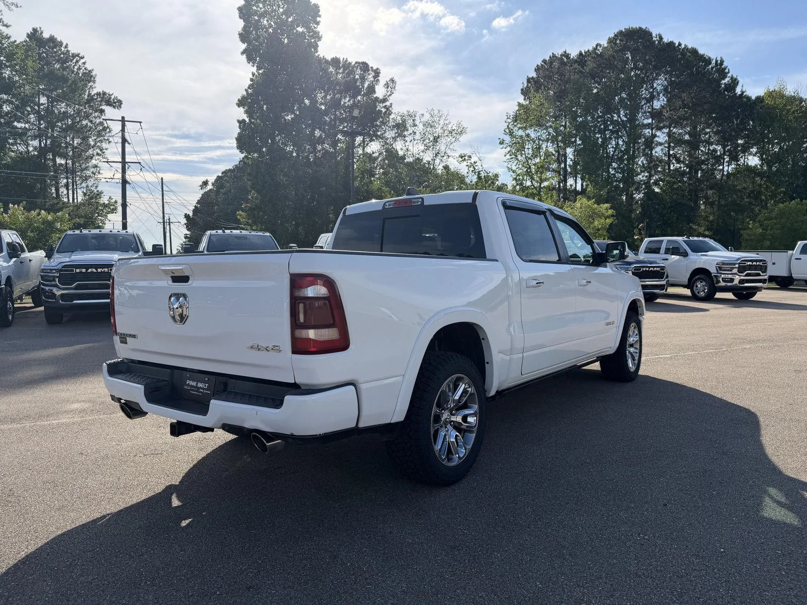 Used 2021 Bright White Clearcoat Ram Laramie image 6