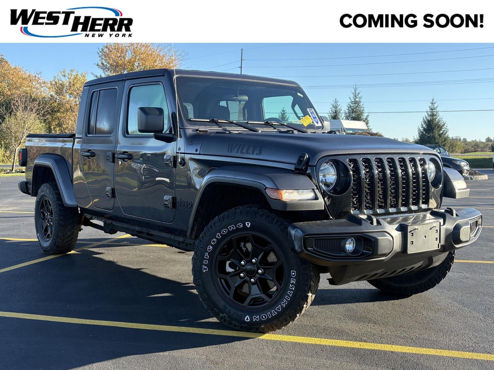 Used 2021 Granite Crystal Metallic Clearcoat Jeep Willys image 1