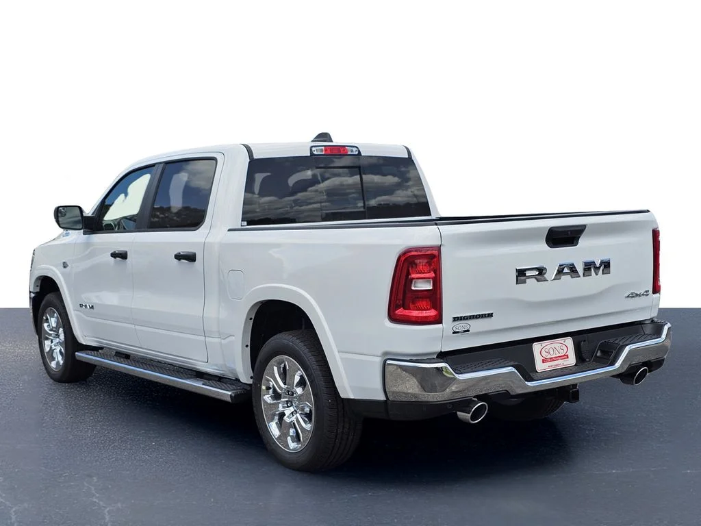 New 2026 Bright White Clear-Coat Exterior Paint RAM Big Horn/Lone Star image 14
