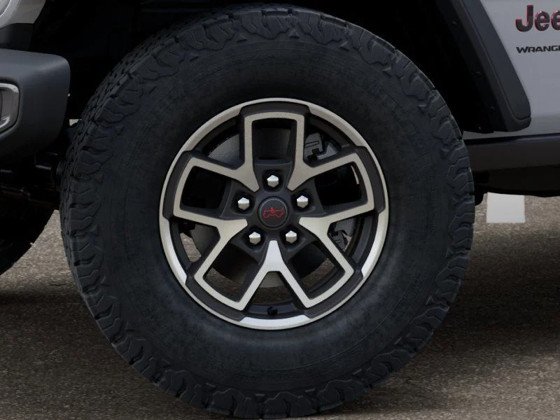 New 2025 Bright White Clear-Coat Exterior Paint Jeep Rubicon image 9