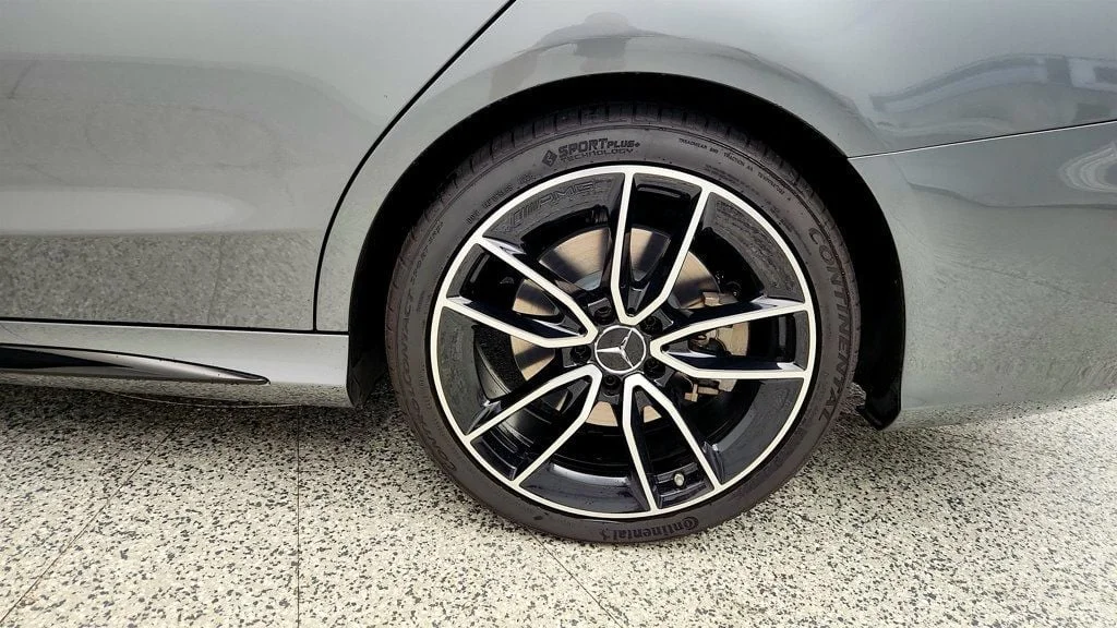 Used 2020 Selenite Grey Metallic Mercedes-Benz AMG® C 43 4MATIC Sedan w/ Perf. Exhaust, Pano Roof & Carbon Trim image 9