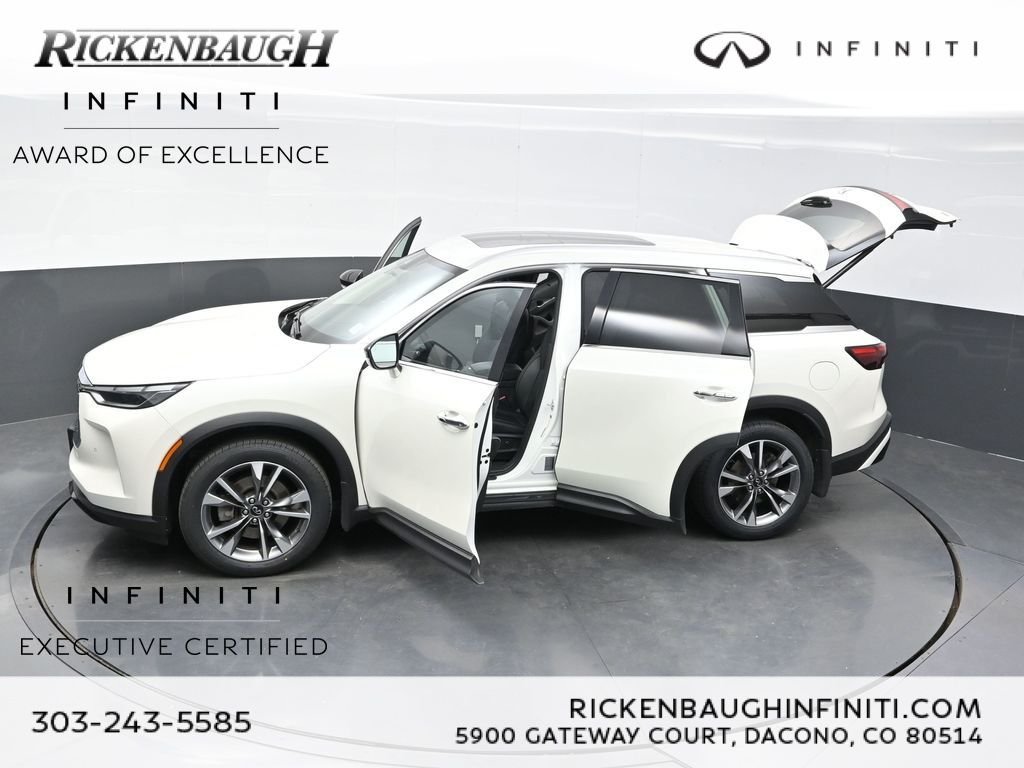 Certified Used 2023 White INFINITI LUXE image 48