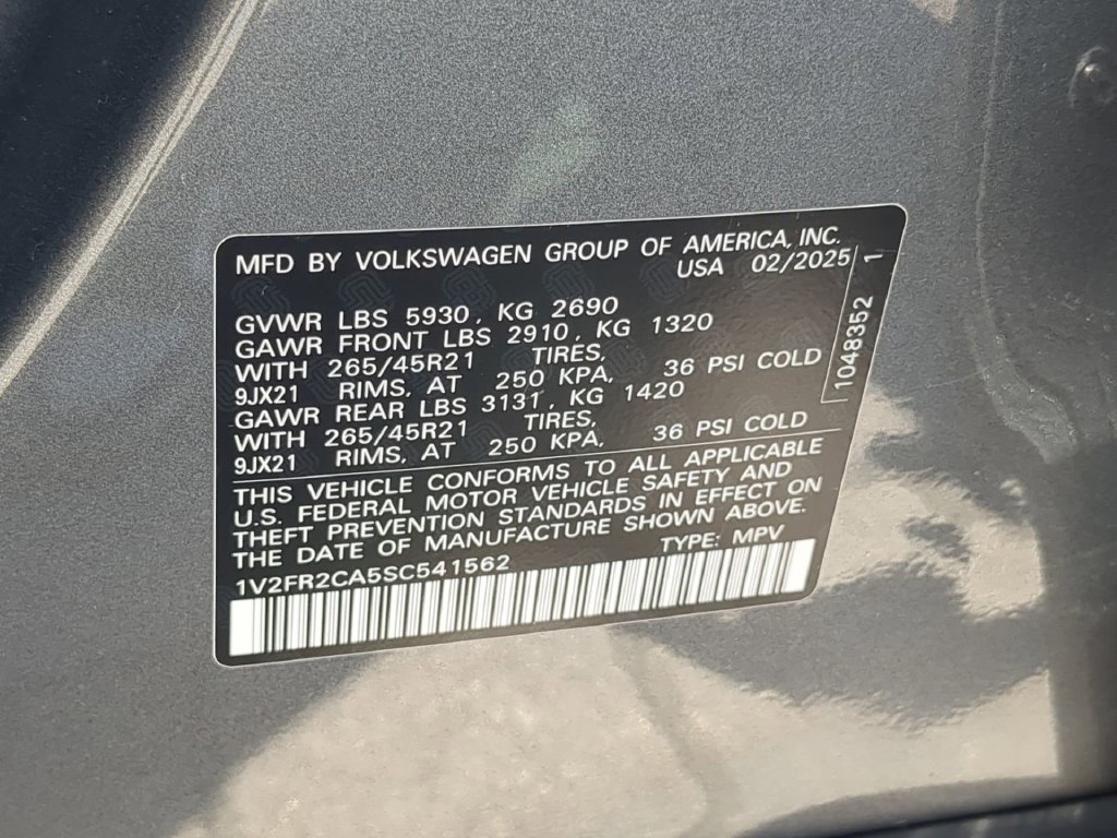 Certified Used 2025 Silver Volkswagen 2.0T SEL Premium R-Line image 40
