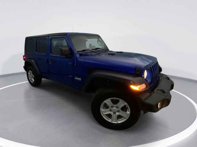 Used 2019 Blue Jeep Unlimited Sport S image 1