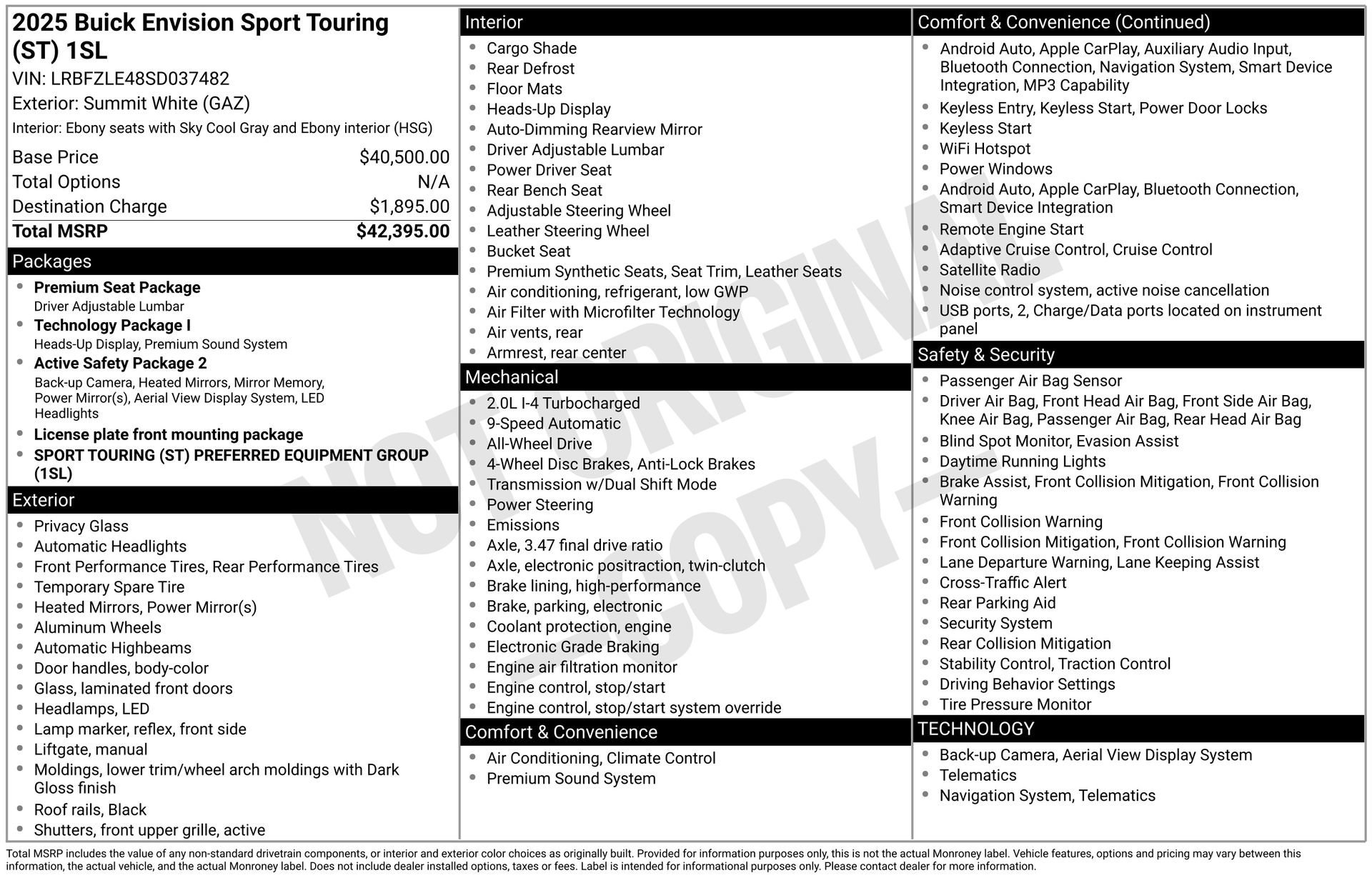 2025 BUICK ENVISION - Image 3