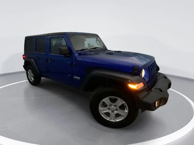 Used 2019 Blue Jeep Unlimited Sport S image 1