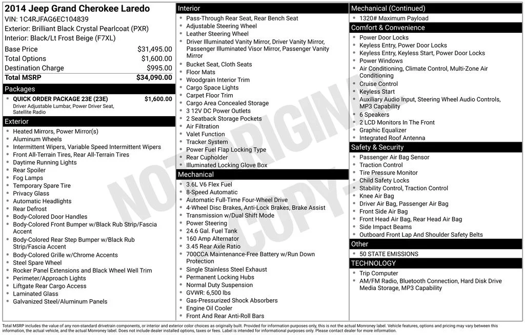 Used 2014 Black Jeep Laredo image 26