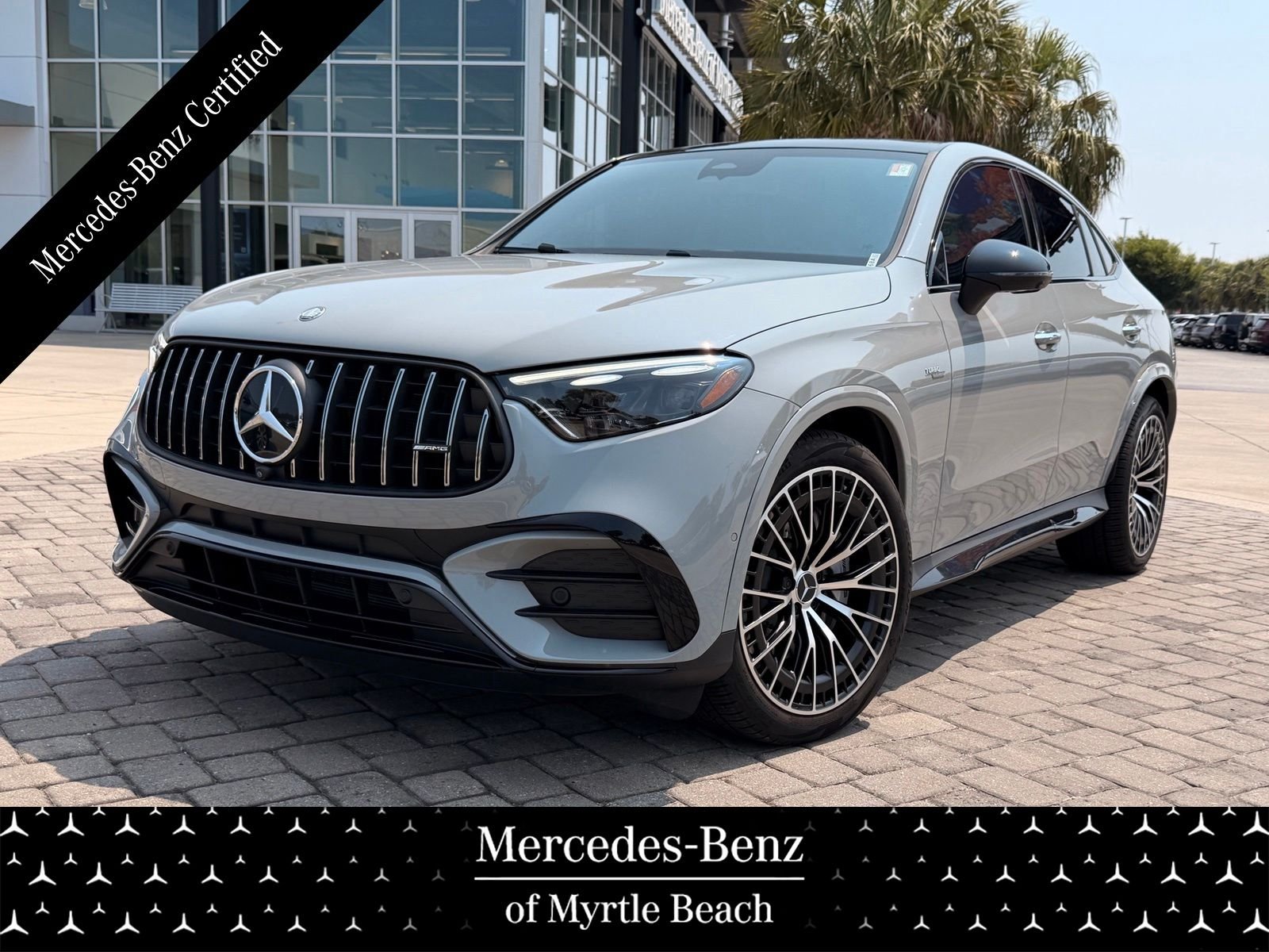Certified Used 2026 MANUFAKTUR Alpine Gray Mercedes-Benz GLC 43 AMG® image 1