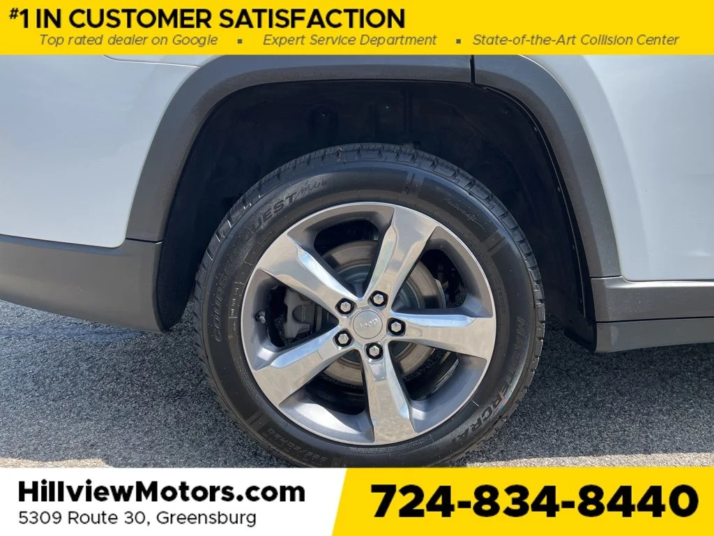 Certified Used 2021 Bright White Clearcoat Jeep Limited image 13