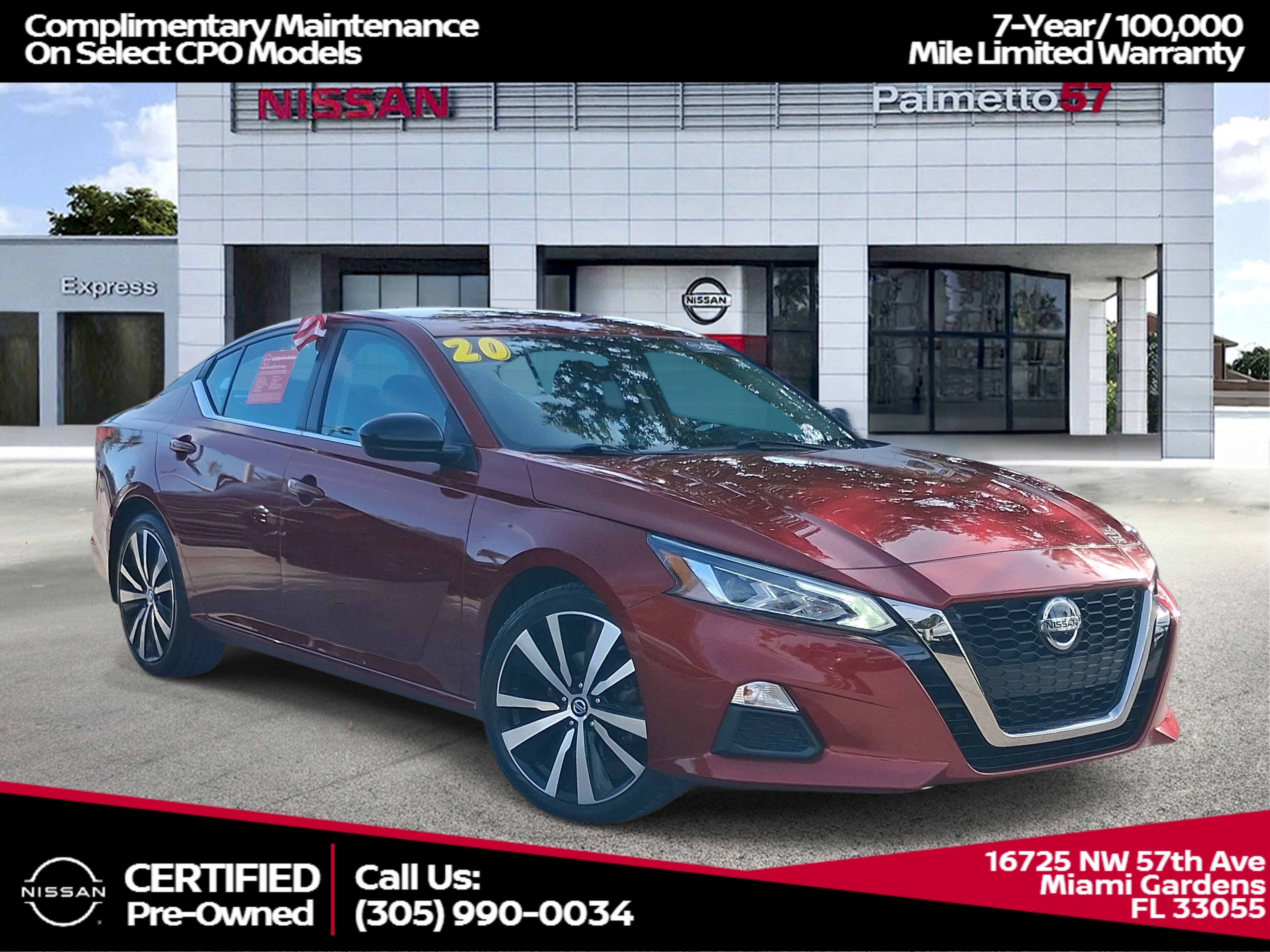 Certified Used 2020 Red Nissan 2.5 SR image 1