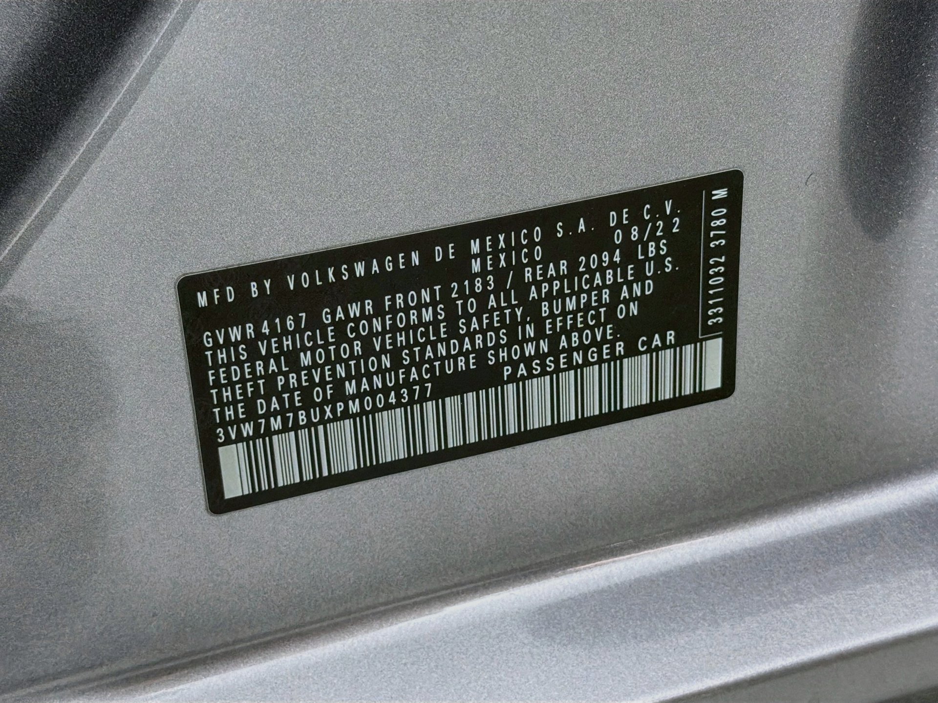 Certified Used 2023 Silver Volkswagen 1.5T SE image 29
