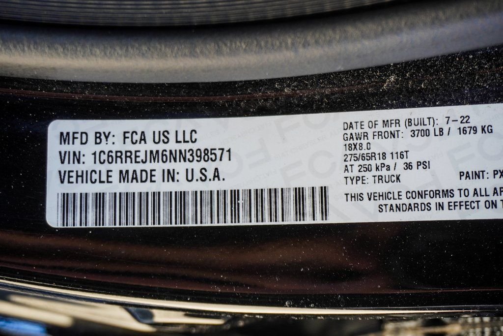 Used 2022 Black Ram Laramie image 41