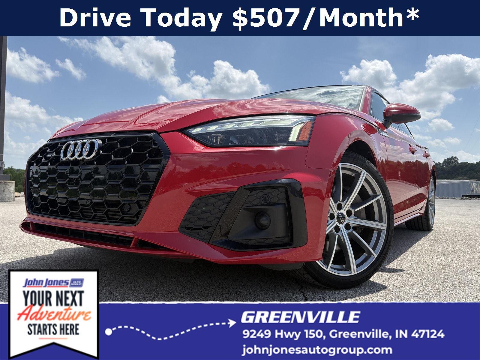 Used 2025 Progressive Red Metallic Audi S line Premium image 1
