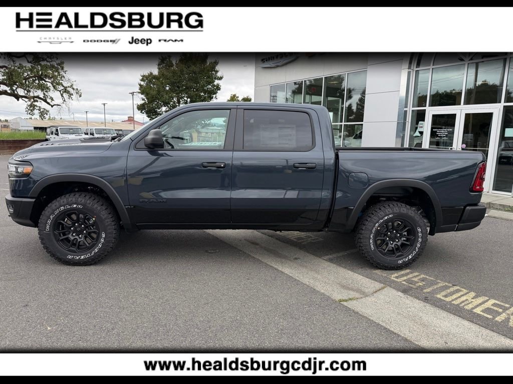 New 2026 Forged Blue Metallic Exterior Paint RAM Rebel image 2