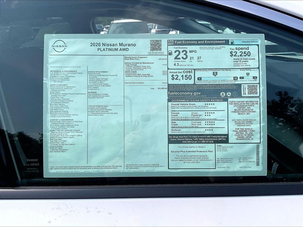 2026 Nissan Murano Platinum - Photo 17