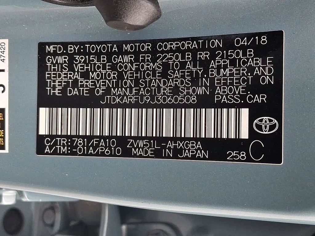 Certified Used 2018 Beige Toyota Three image 26