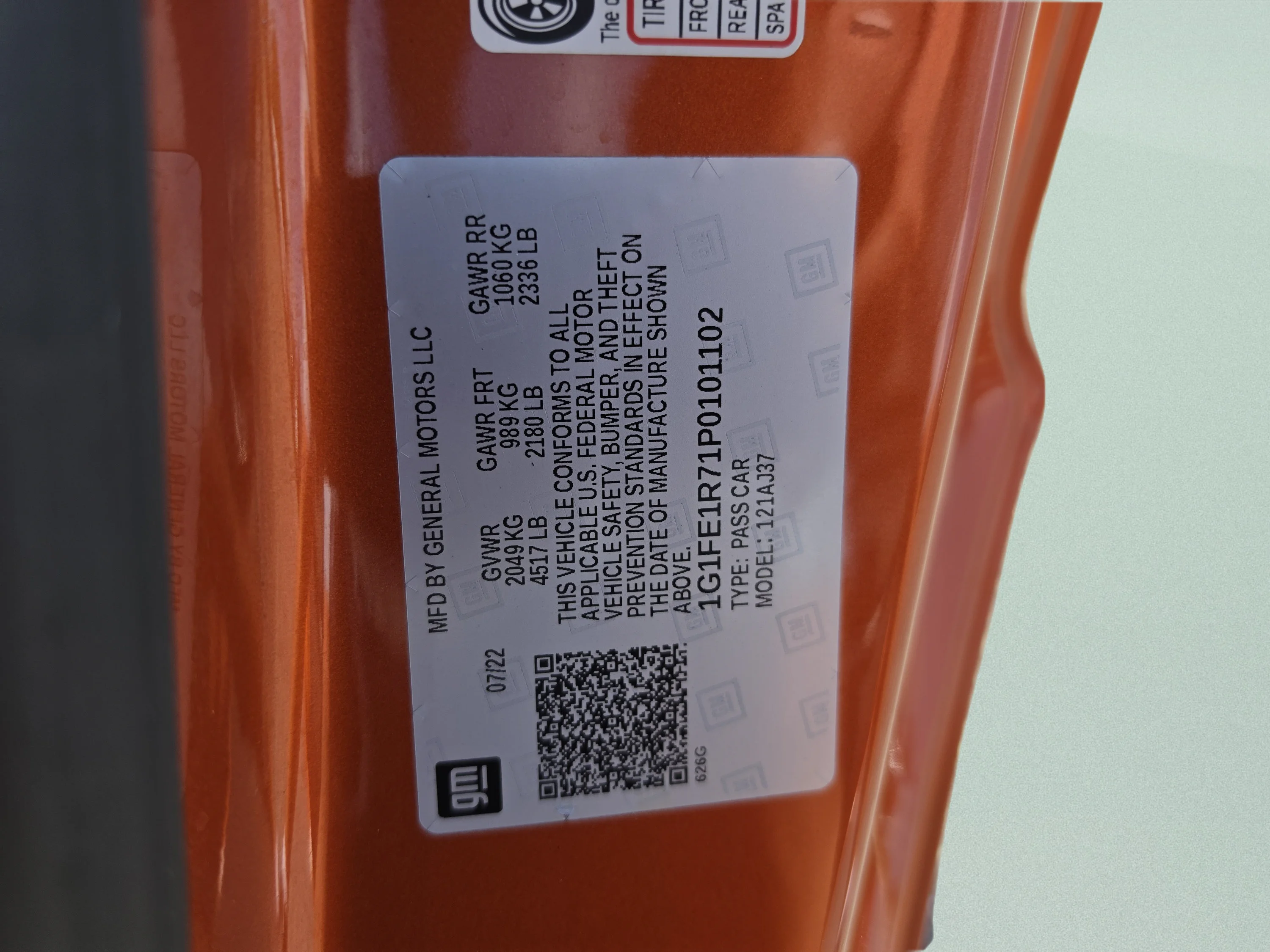 Used 2023 Vivid Orange Metallic Chevrolet 1SS image 39