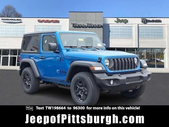 New 2026 Hydro Blue Pearl-Coat Exterior Paint Jeep Sport image 1