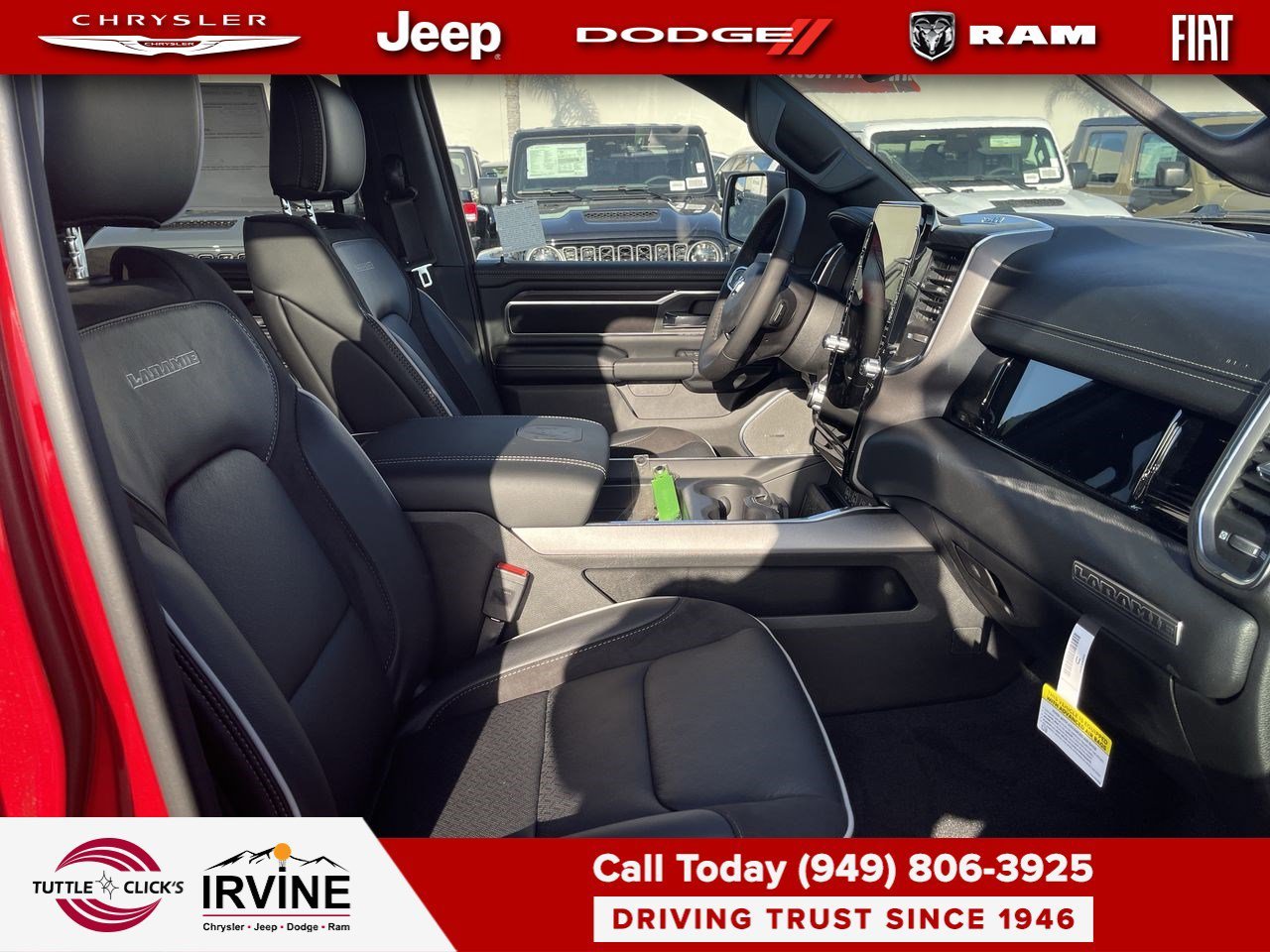 New 2026 Molten Red Pearl-Coat Exterior Paint RAM Laramie image 16
