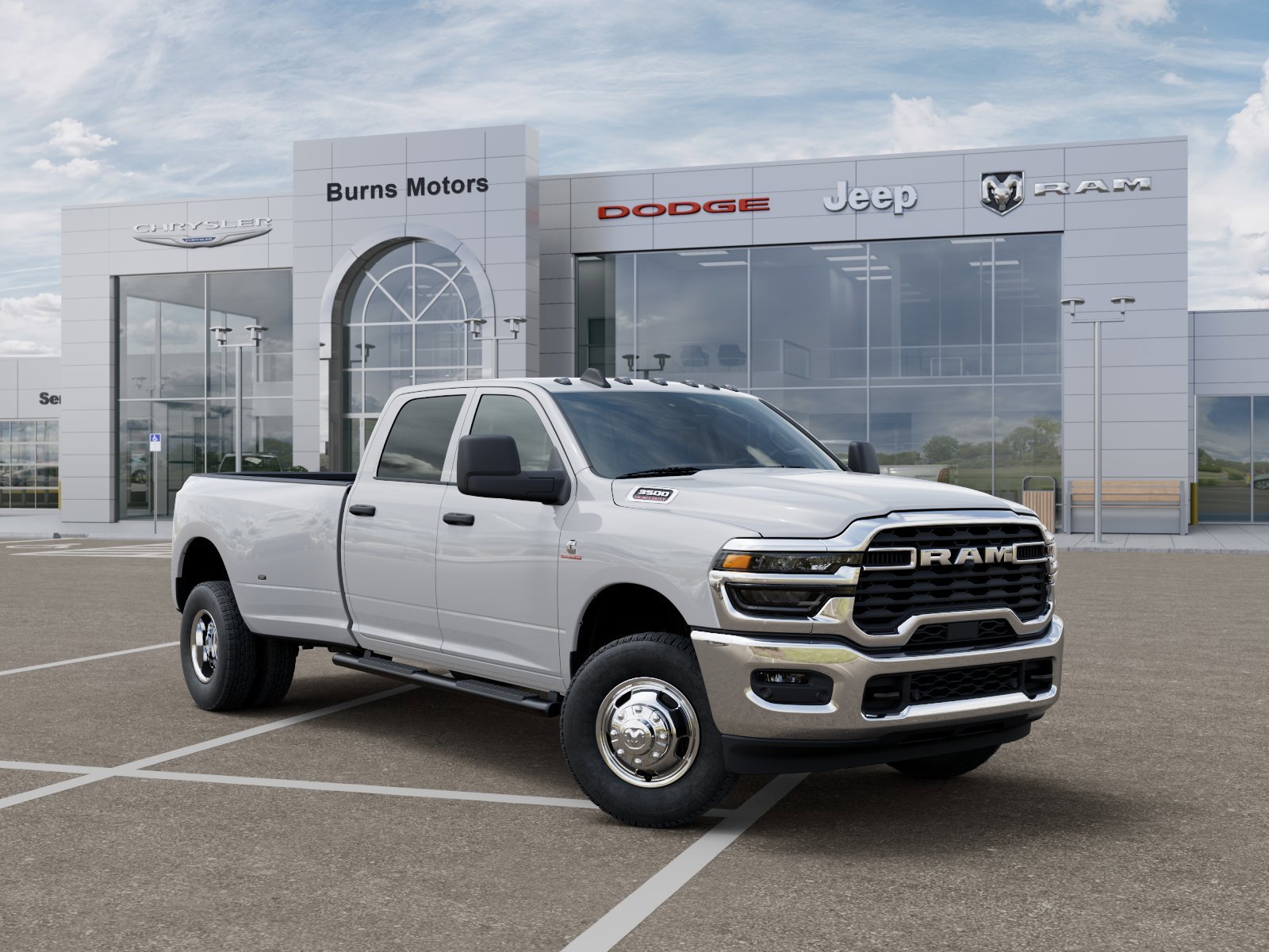 New 2026 Bright White Clear-Coat Exterior Paint Ram Tradesman Dually image 5