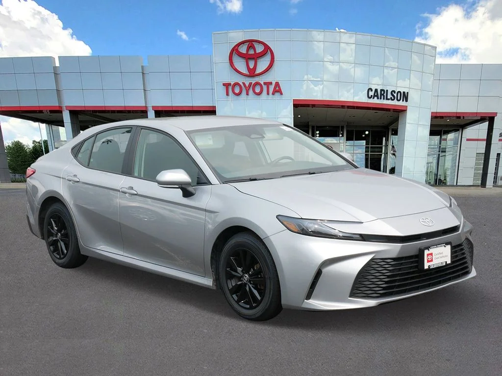 Certified 2025 Toyota Camry LE with VIN 4T1DAACK3SU510870 for sale in Minneapolis, Minnesota