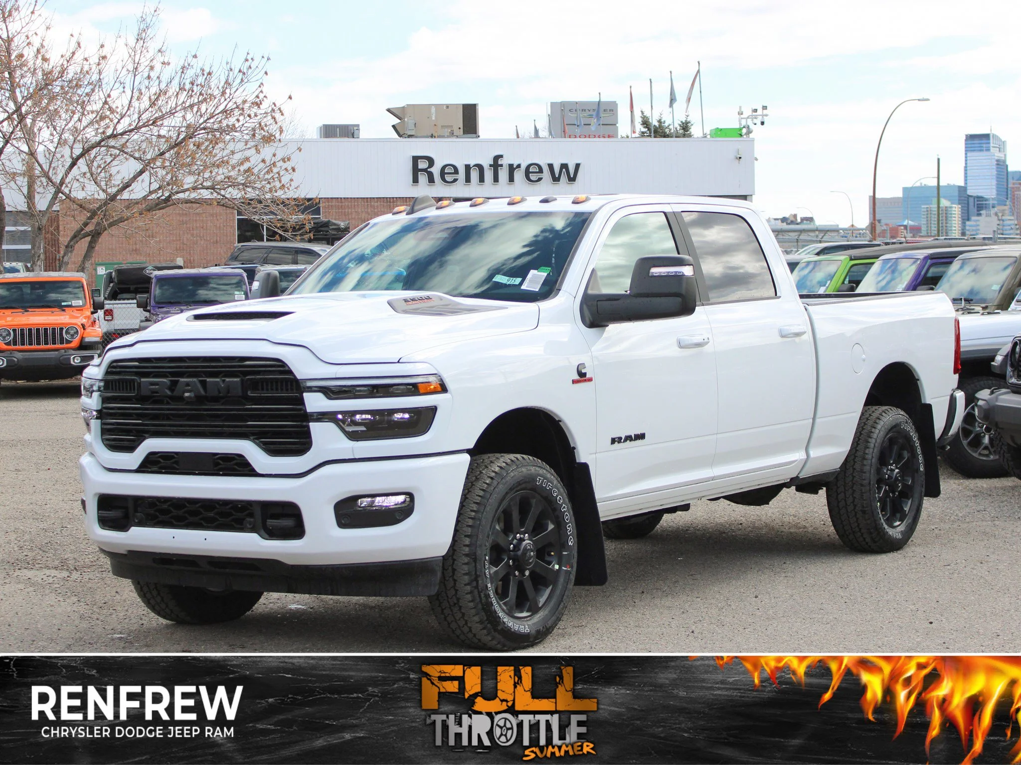 New 2026 White RAM Laramie* image 1