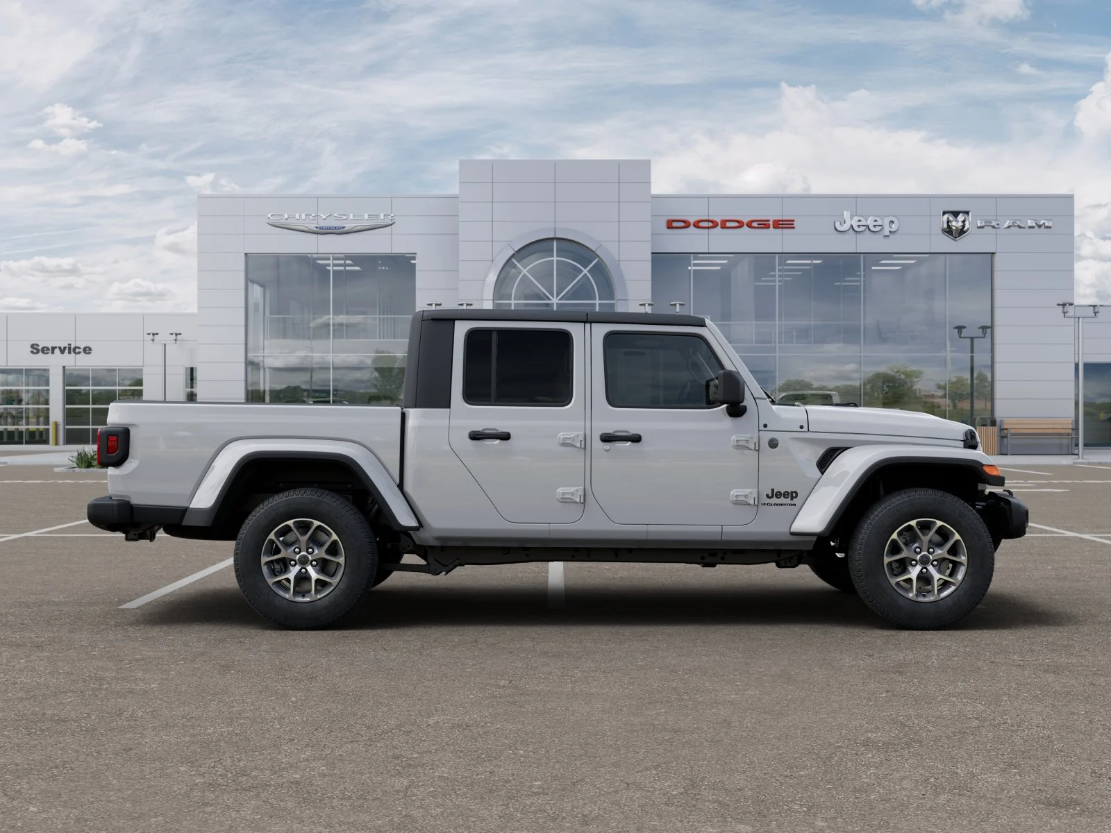 New 2025 Bright White Clear-Coat Exterior Paint Jeep Sport S image 49