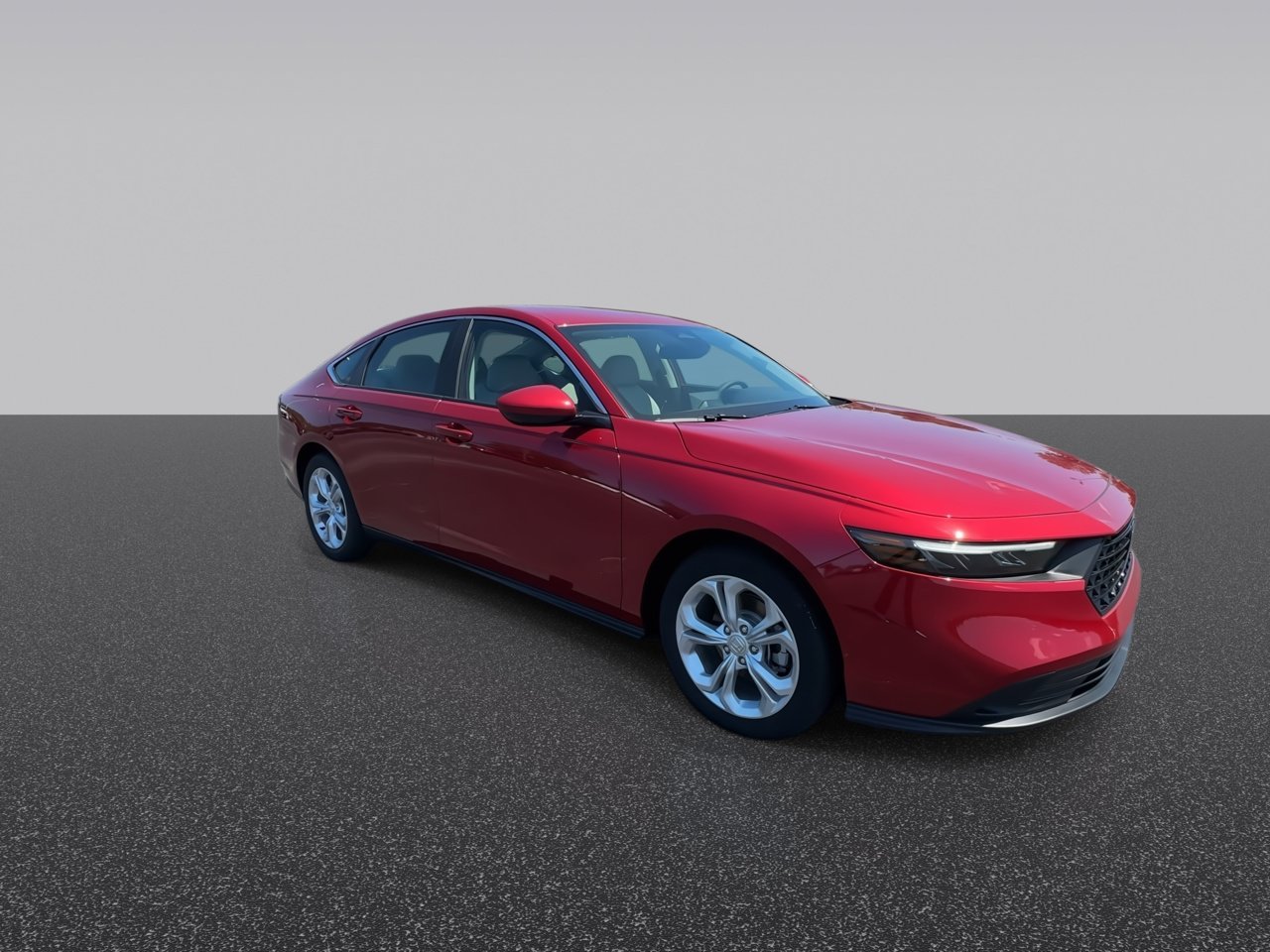 New 2026 Radiant Red Metallic Honda LX CVT image 2