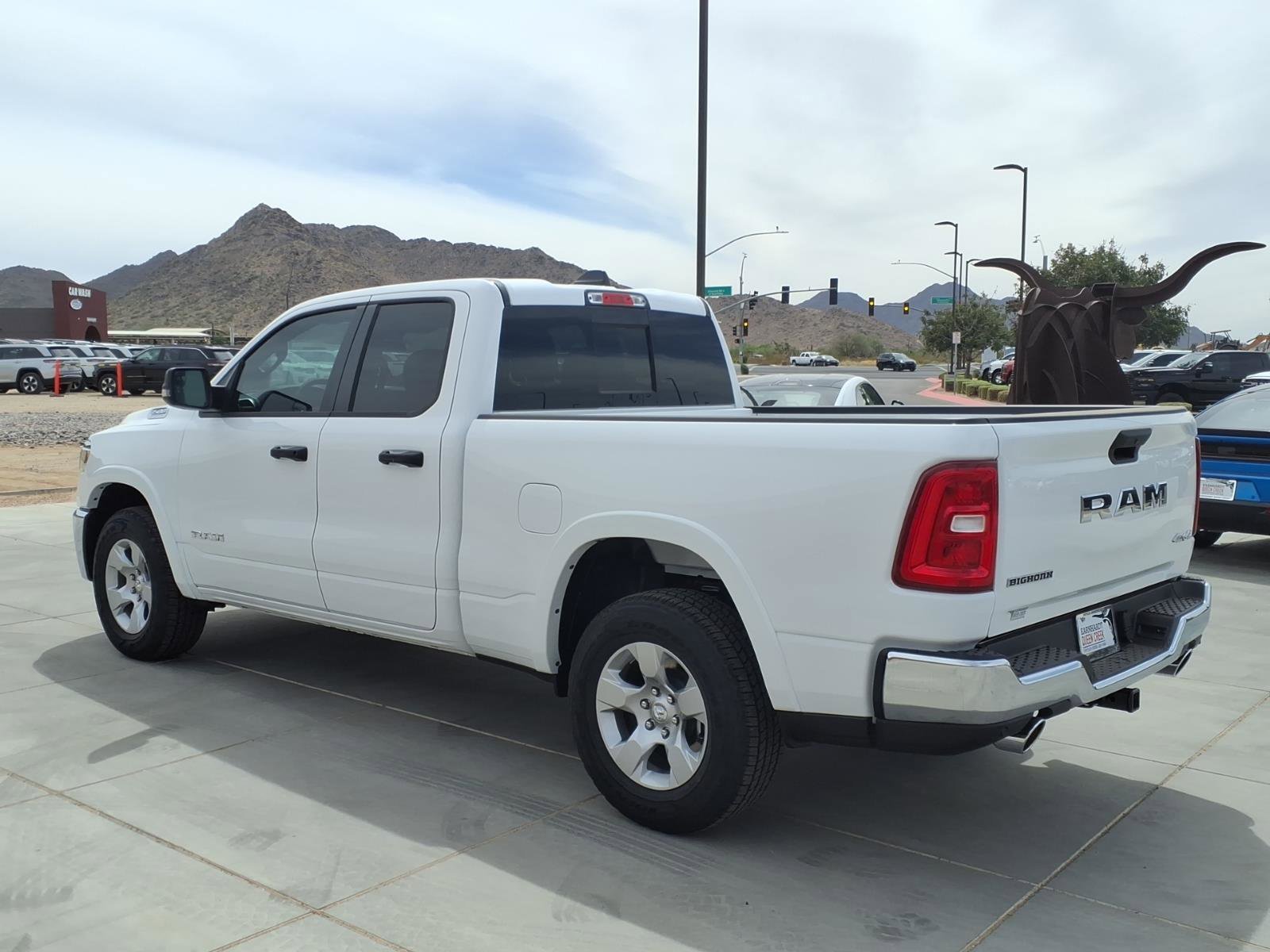 New 2026 Bright White Clear-Coat Exterior Paint RAM Big Horn image 4