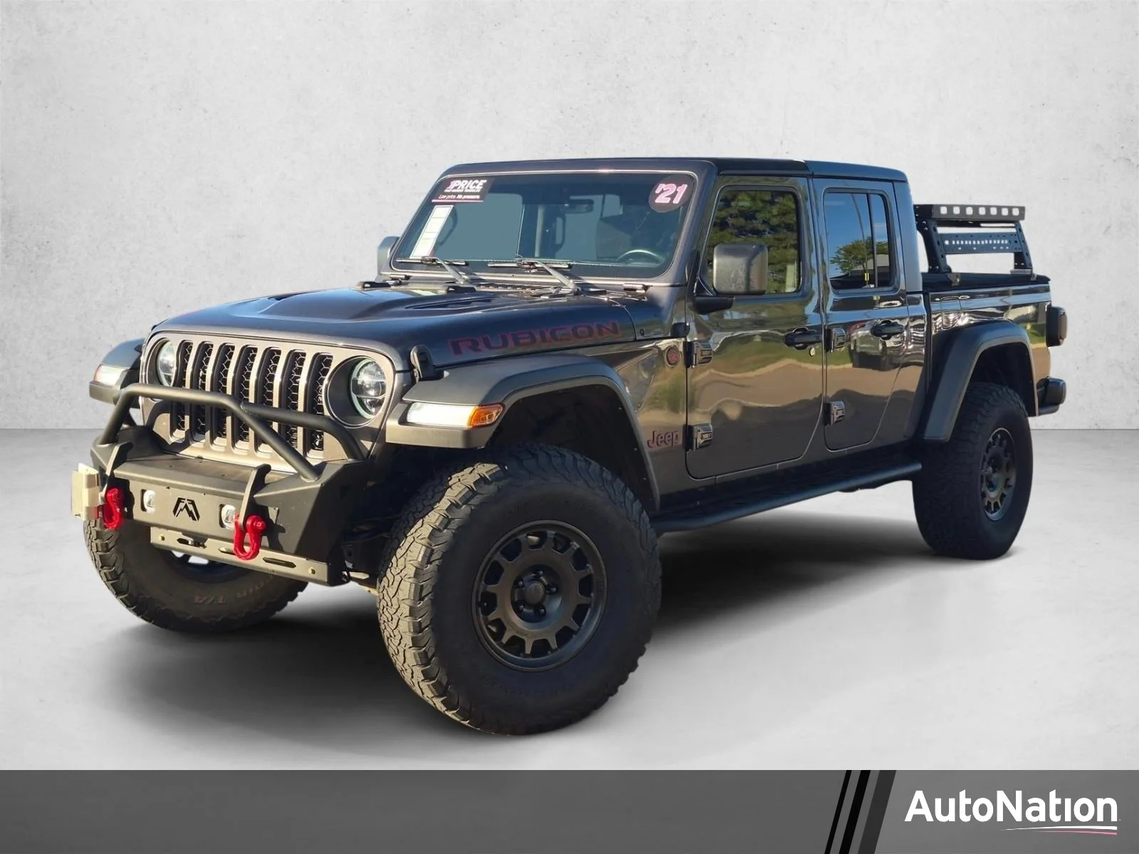 Used 2021 Granite Crystal Clearcoat Metallic Jeep Rubicon image 1