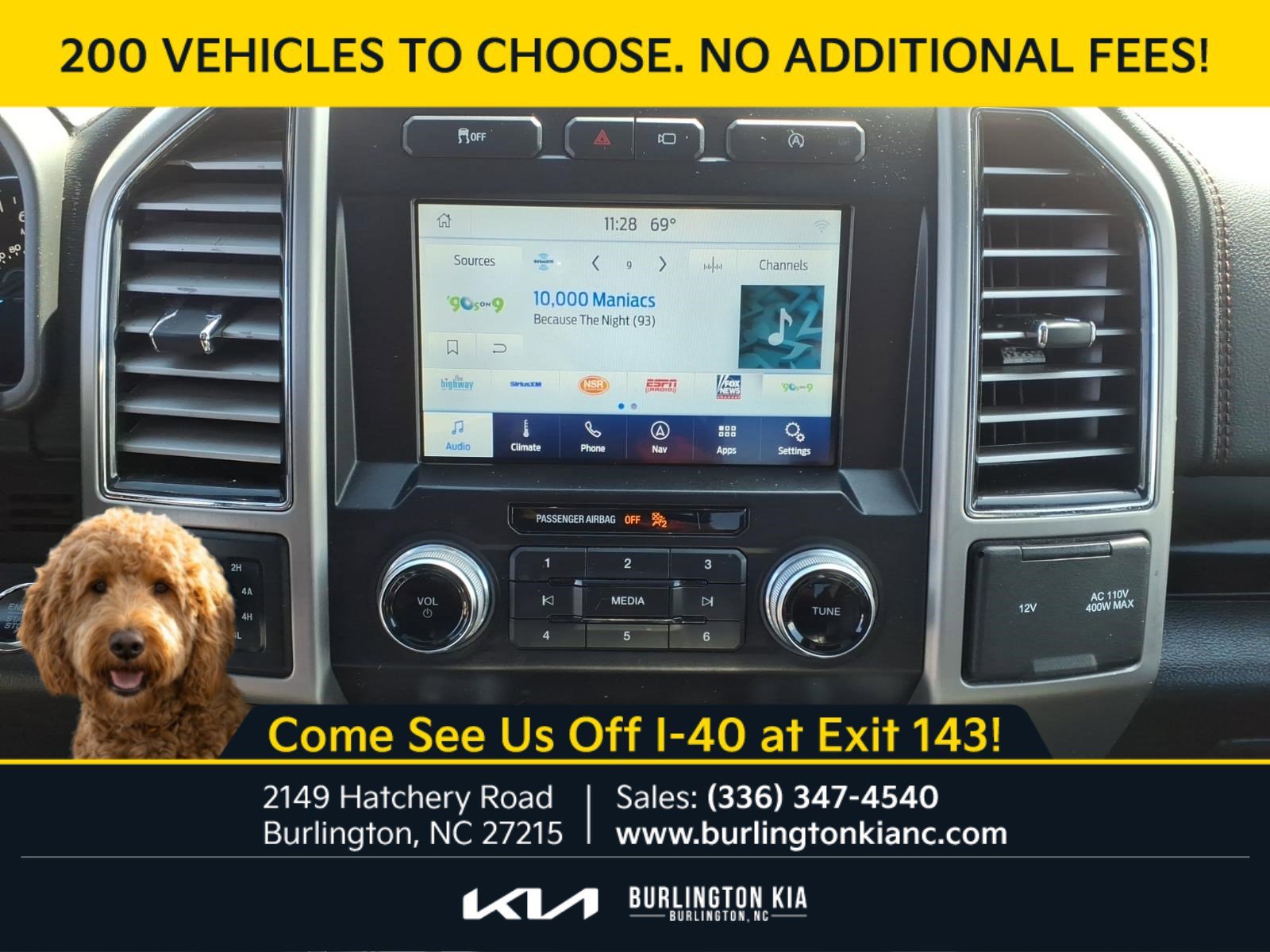 Used 2020 Blue Ford Platinum image 11