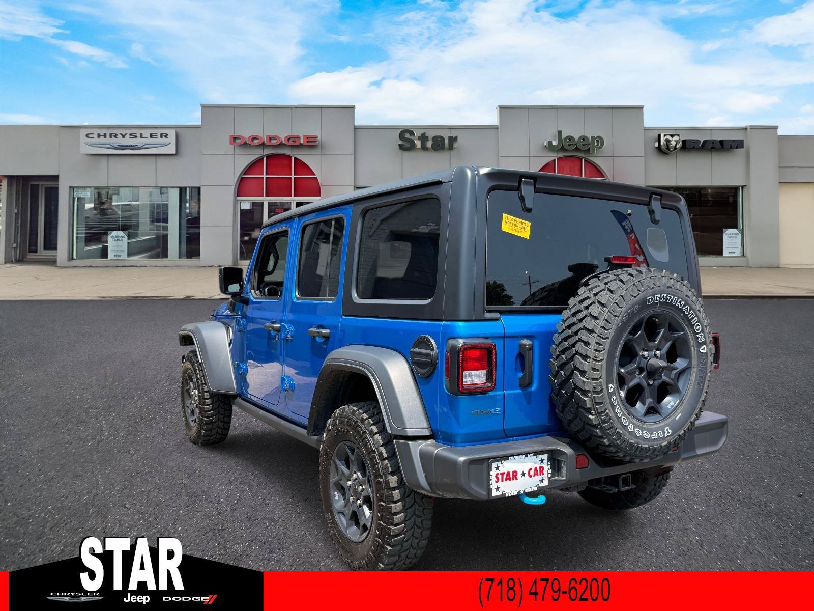 Used 2023 Hydro Blue Pearlcoat Jeep Willys image 4