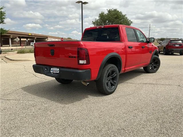 Used 2024 Flame Red Clearcoat RAM SLT 4x4 Crew Cab 5.6 ft. box 140 in. WB image 7