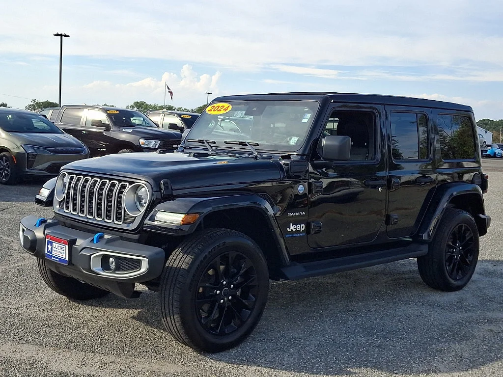 Used 2024 Black Jeep Sahara 4xe image 6