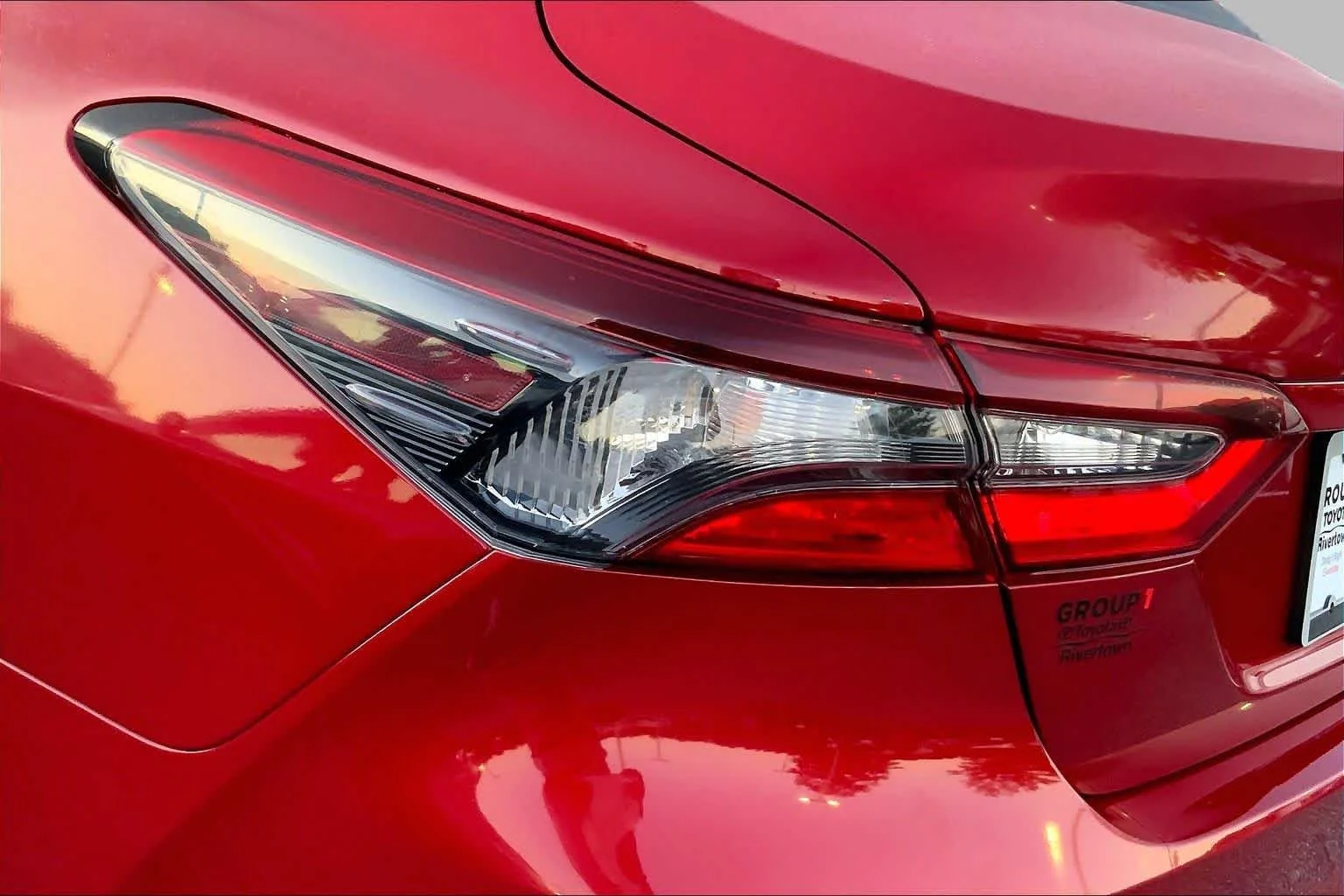 Used 2023 Supersonic Red Toyota LE image 25