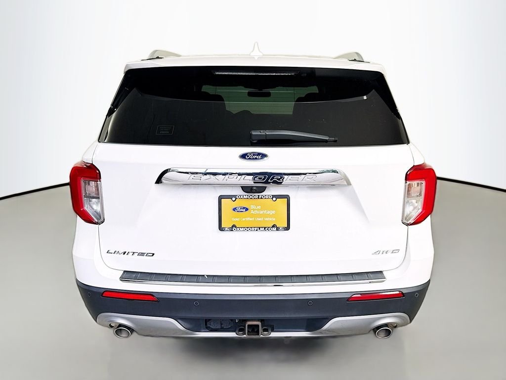 Used 2022 Star White Metallic Tri-Coat Ford Limited image 6