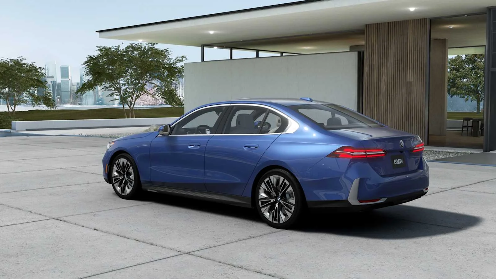 New 2026 Phytonic Blue Metallic BMW 530i image 2