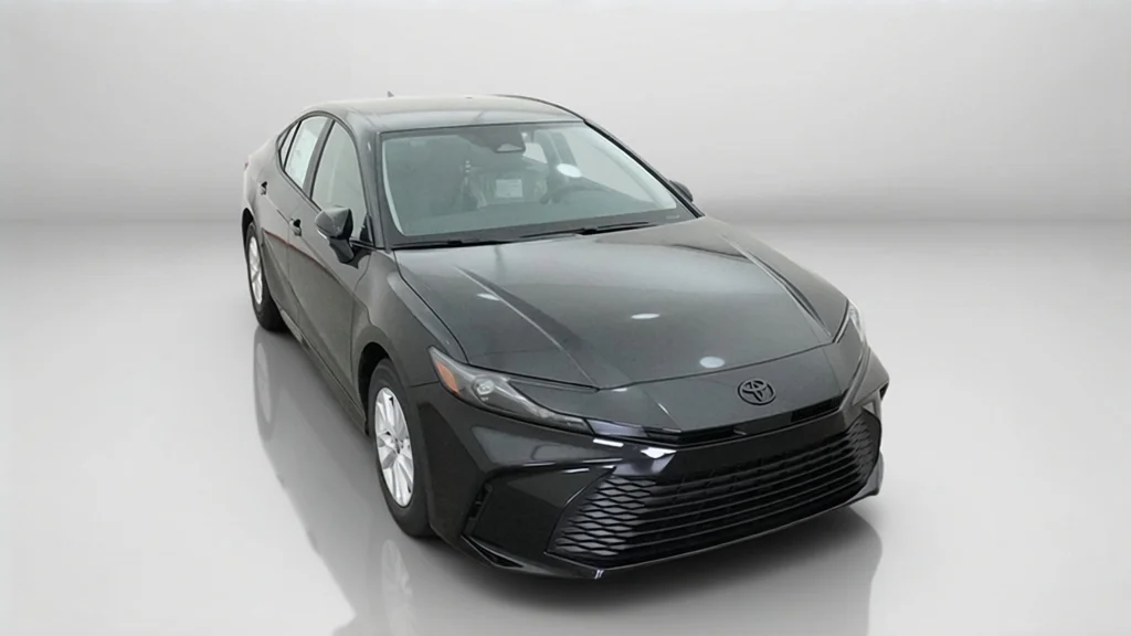 New 2026 Midnight Black Metallic Toyota LE image 4