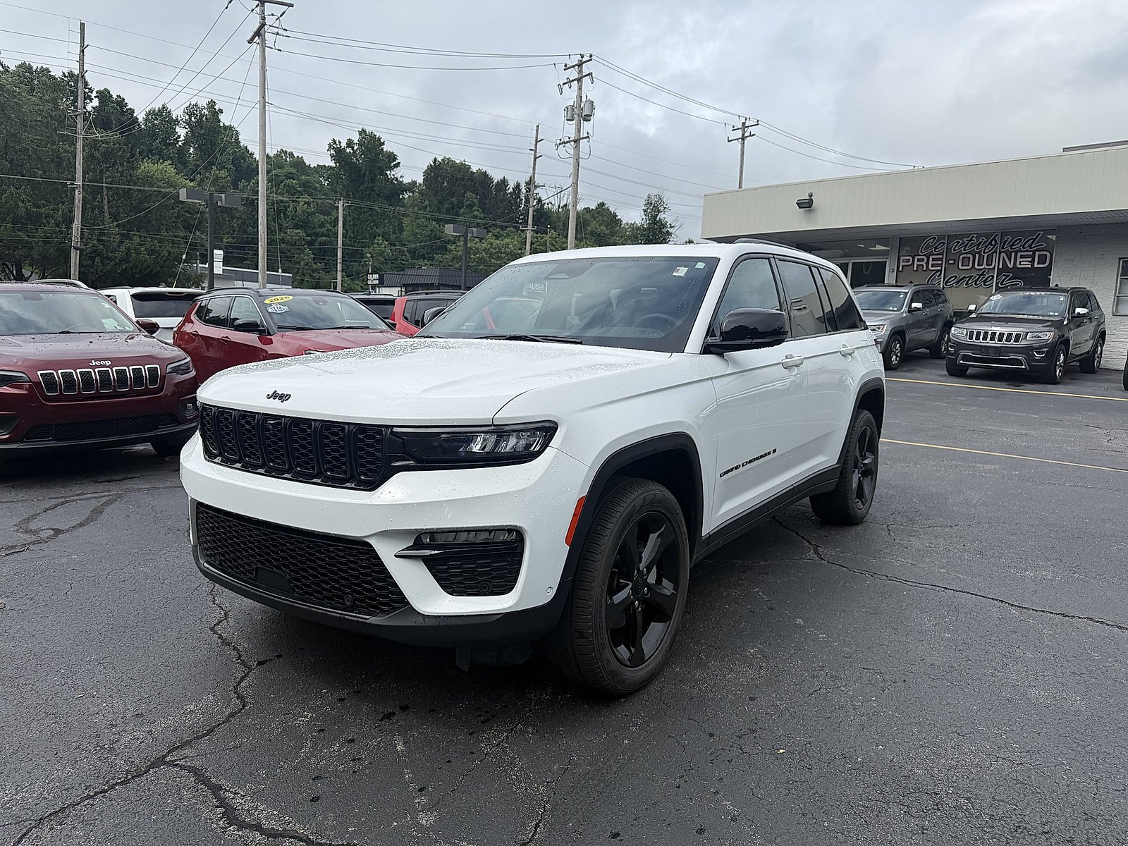Used 2025 Bright White Clearcoat Jeep Limited image 3