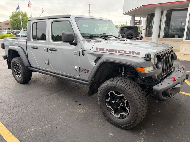 Used 2021 Billet Silver Metallic Clearcoat Jeep Rubicon image 3