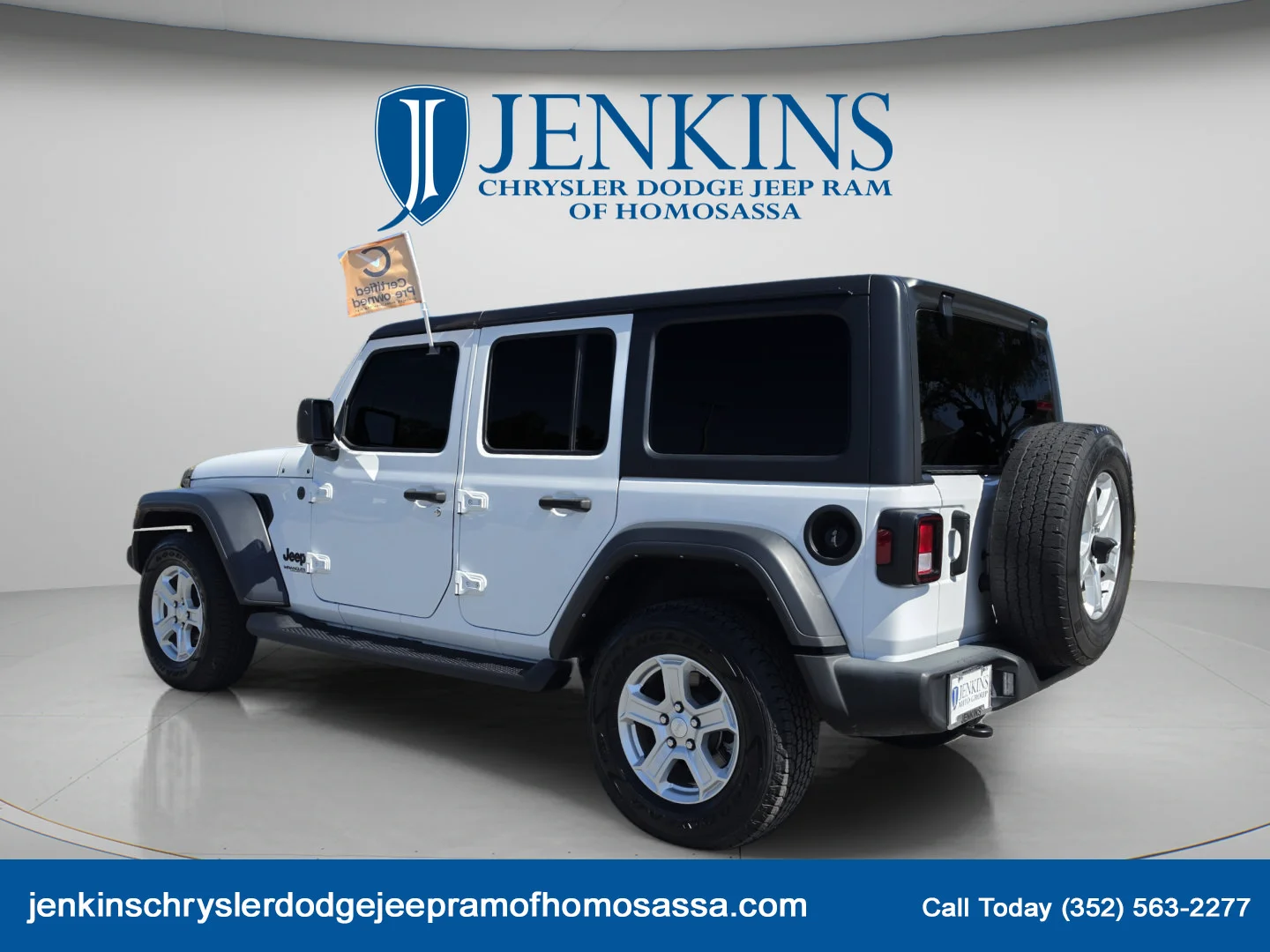 Used 2022 Bright White Clearcoat Jeep Unlimited Sport S image 7