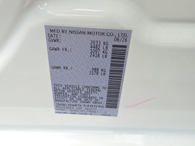New 2026 White Nissan 2.5 SV image 6