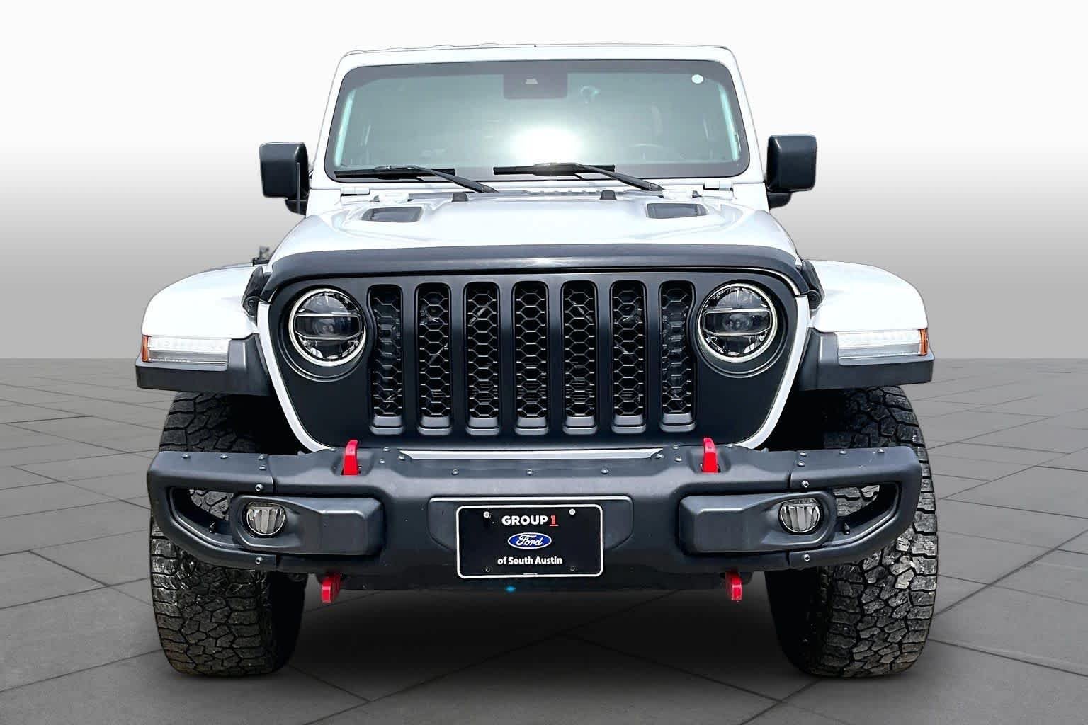 Used 2020 Bright White Clearcoat Jeep Rubicon image 4