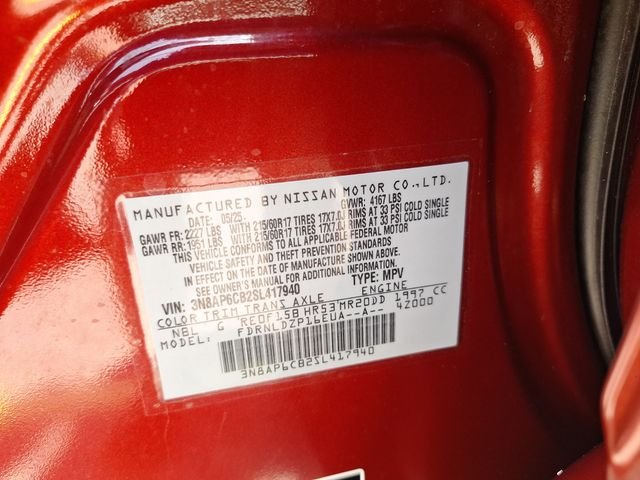 Certified Used 2025 Red Nissan SV image 30
