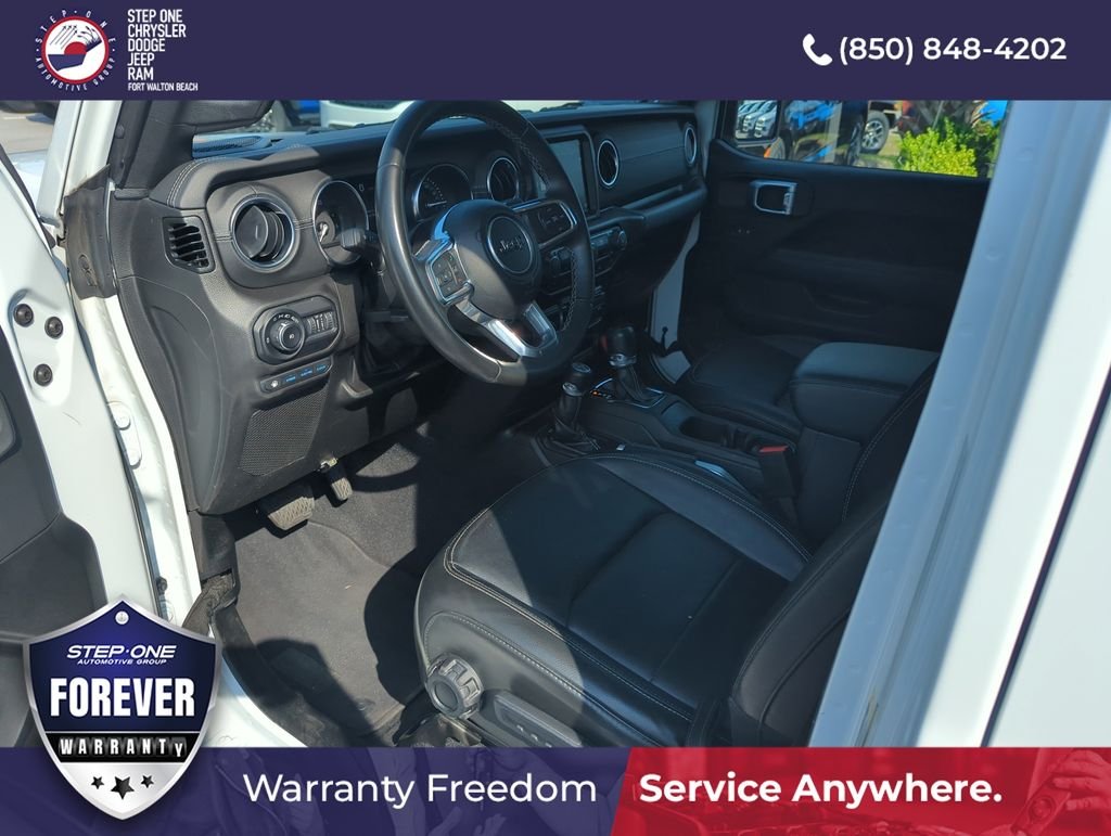 Used 2022 White Jeep Unlimited Sahara 4xe image 10