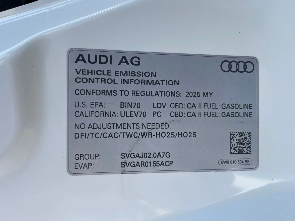 Used 2025 Arkona White Audi 45 S line Premium image 56
