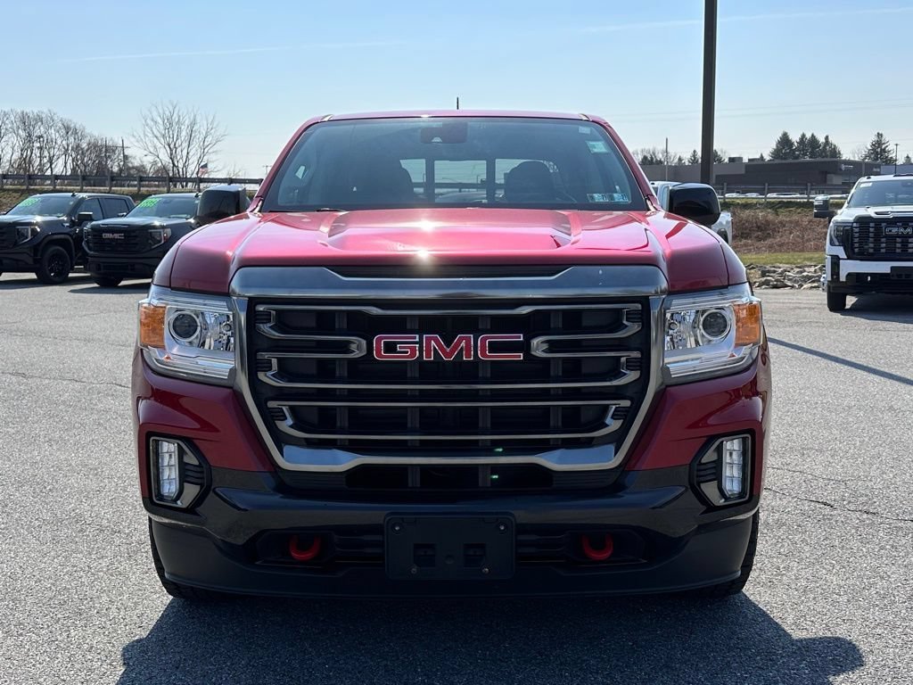 Used 2021 Cayenne Red Tintcoat GMC AT4 - Leather image 4