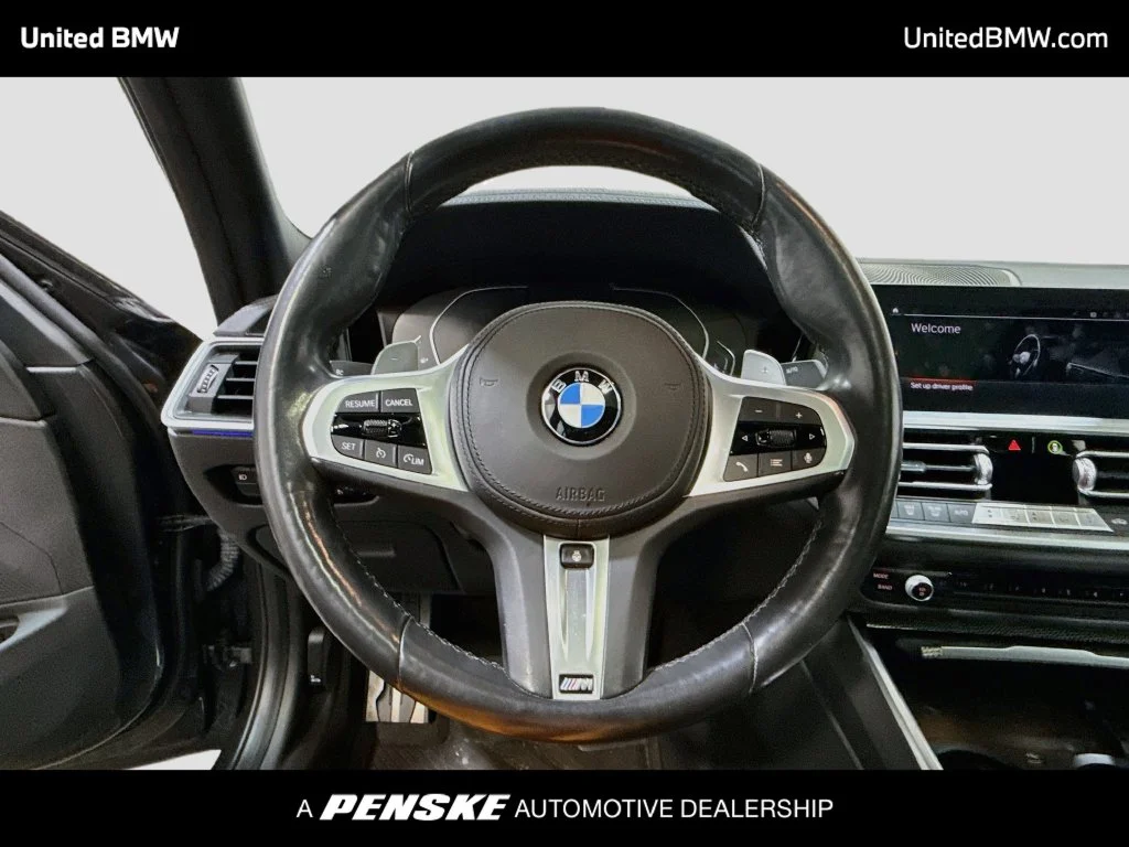 Used 2021 Mineral Grey Metallic BMW 330i xDrive image 13