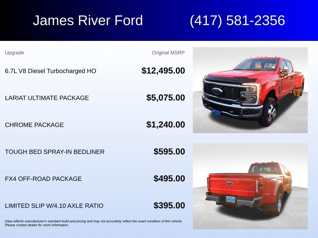 Used 2023 Race Red Ford Lariat image 5
